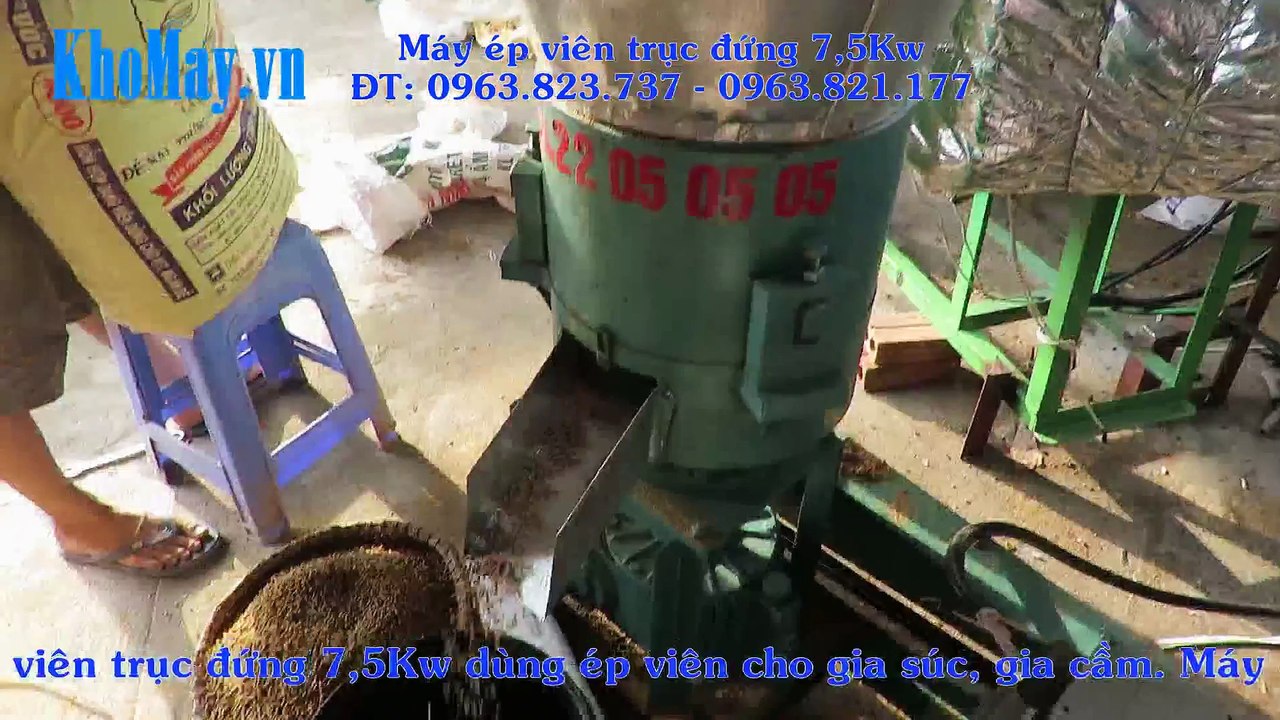 Máy nghiền cám viên cho heo, gà, vịt, ngan