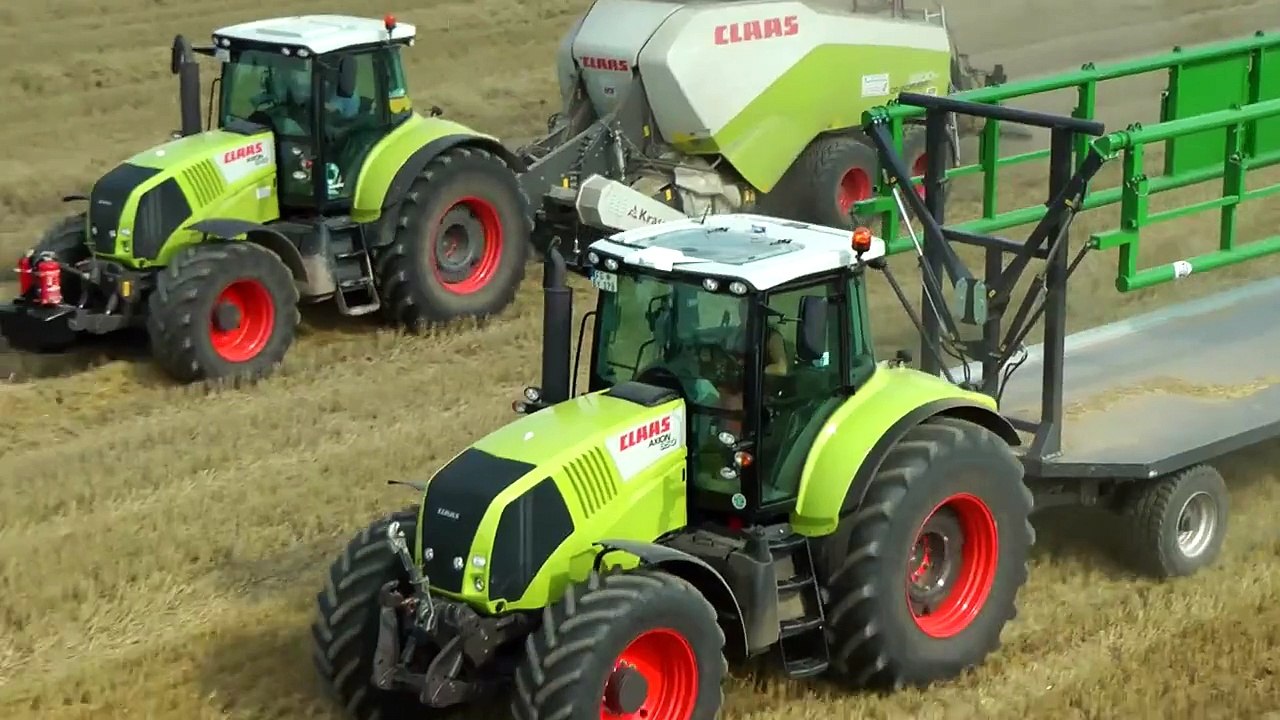 Claas Quadrant 3200 RC mit Krassort Special Cut Strohäcksler
