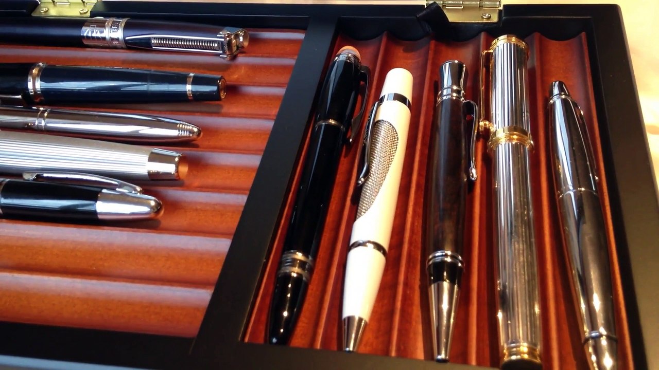 Bey Berk Wood Pen Display Box Case with Glass Top review