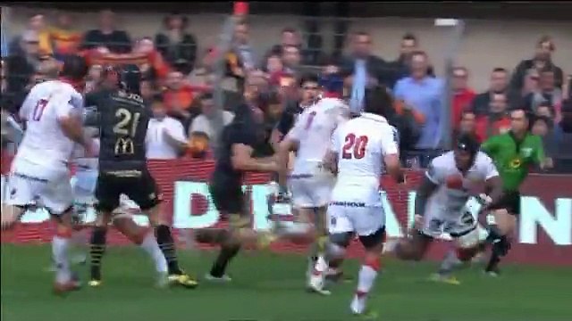 La fin du match USAP vs LOU