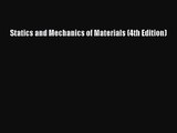 [PDF Download] Statics and Mechanics of Materials (4th Edition) [Download] Online