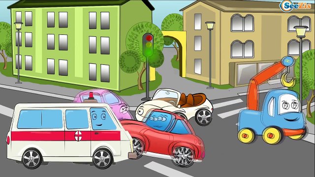 ✔ Мультики про машинки Все Серии Подряд. Скорая помощь помогает машинкам - Кран и грузовик ✔