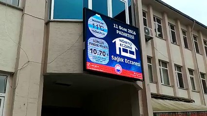 Bulancak Belediyesi Duyuru Ekranı