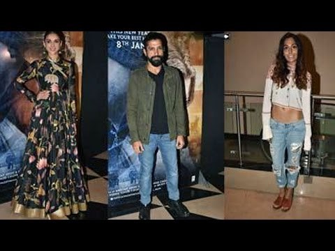 Wazir Movie 2016 Special Screening | Farhan Akhtar, Farhan Akhtar & Director Bejoy Nambiar