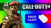 Call of Duty 4: Prop Hunt Funny Moments - Cinder Block Family, Seananners' Hack (COD4 Mod)