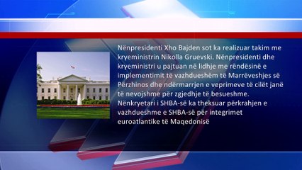 Bajden, Gruevskit: Te implementohet marreveshja e "Perzhinos"