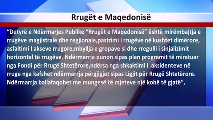 NP "Rruget e Maqedonise" kerkon heqjen e kompensimit per demet