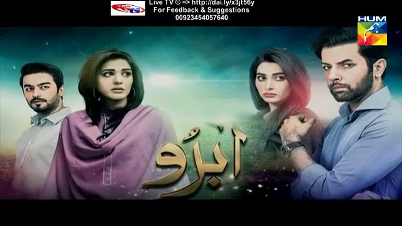 Abro Hum Tv Drama Episode 6 Full (24 January 2016)