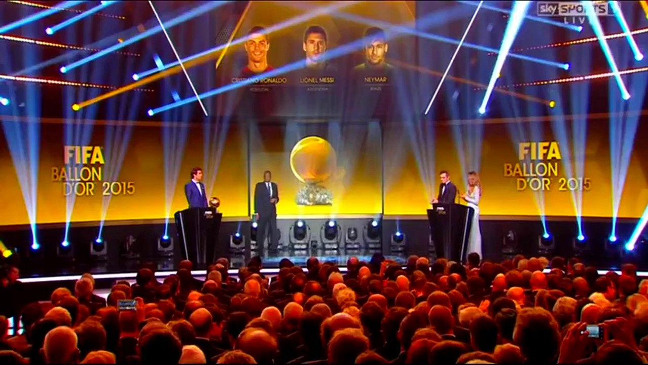 Lionel Messi wins Ballon dOr 2015 | (FULL VIDEO) HD 1080i
