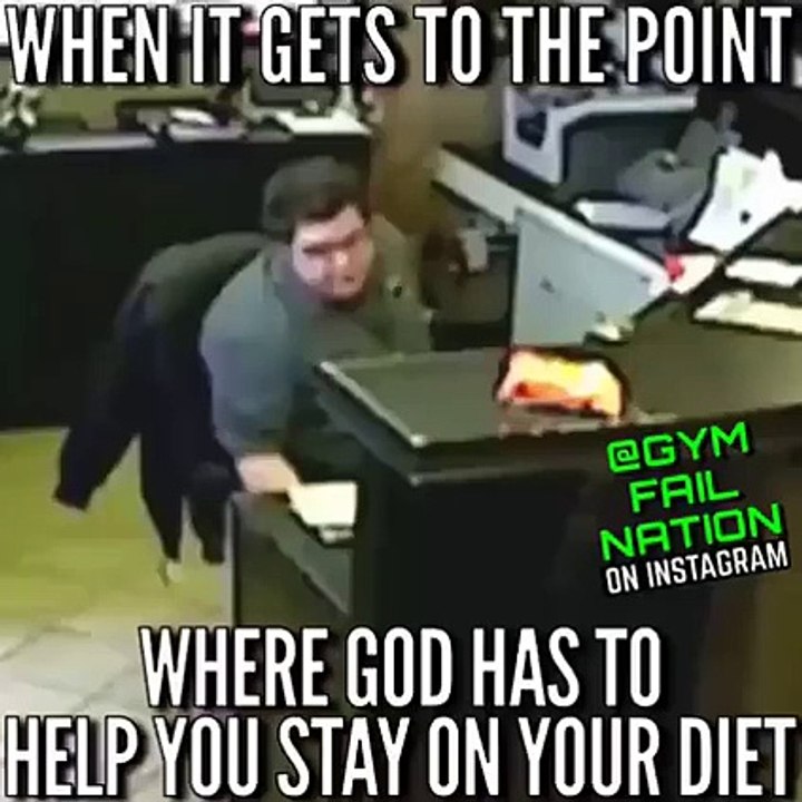 When it gets to the point God has to help you diet