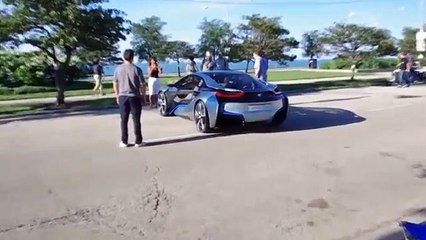 Bmw i8 FIRST DRIFT (in New York)
