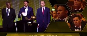 Cristiano Ronaldo Reaction As Messi Wins For Fifth Time Ballon Dor 2015