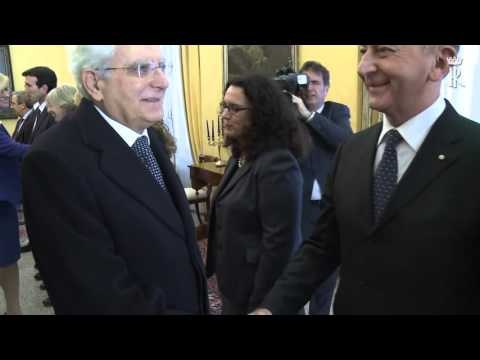 Roma - Mattarella alla Scuola Ufficiale Carabinieri (12.01.16)