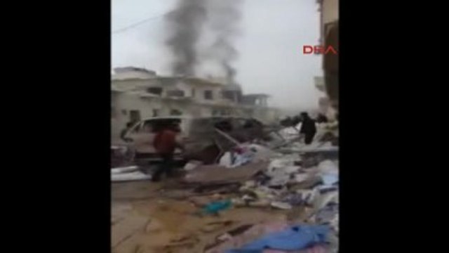 Hatay Rus Uçakları Suriye'de Yerleşim Yerlerini Bombaladı: 65 Ölü, 140 Yaralı