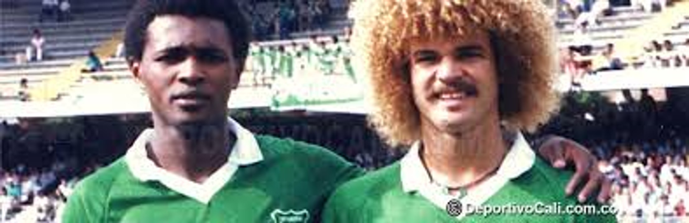 CARLOS EL PIBE VALDERRAMA Y BERNARDO KUNTA KINTE REDIN DEPORCALI 1985-1988