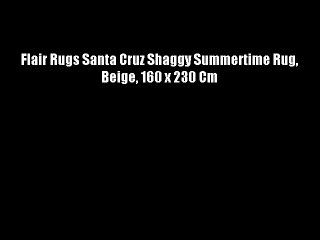 Flair Rugs Santa Cruz Shaggy Summertime Rug Beige 160 x 230 Cm