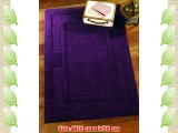 Flair Rugs Sierra Apollo Wool Rug Purple 75 x 150 Cm