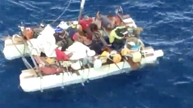 Carnival cruise ship rescues Cuban migrants trying to get into U.S. on a raft