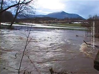 Vodostaj Crnog Timoka u Boljevcu, 12. januar 2016. (RTV Bor)