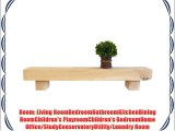 Funky Chunky Furniture 8X4 Solid Oak Block Support Shelf / Shelves / Mantel / Reclaimed / Floating