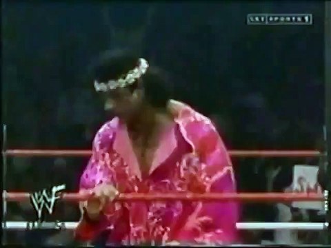 Jimmy Snuka in action Championship Wrestling March 19th, 1983