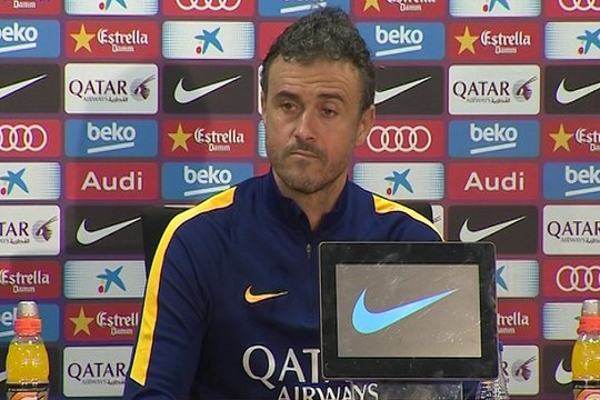 Luis Enrique, contento con el galardón a mejor entrenador