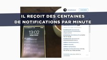 Il reçoit des centaines de notifications par minute