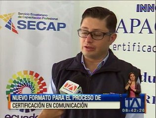 Así es el nuevo formato para el proceso de certificación en comunicación