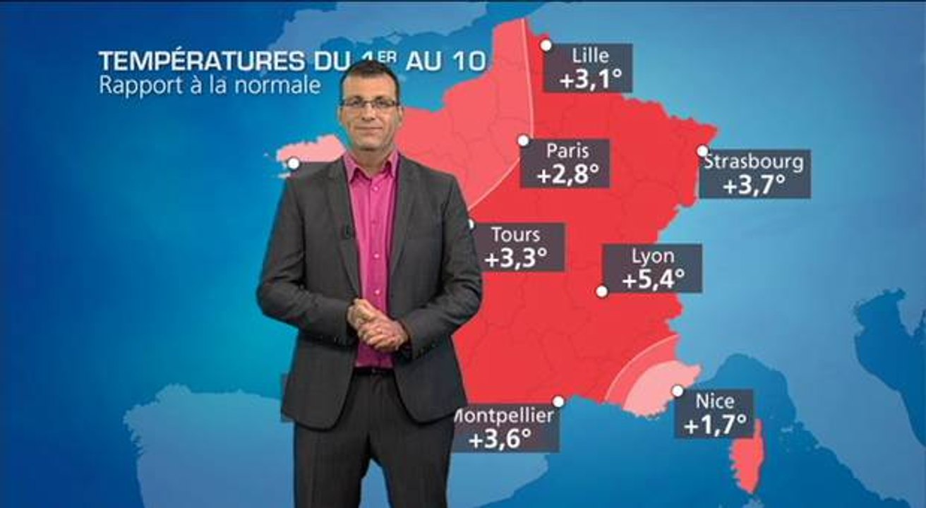 Un début janvier très doux et arrosé