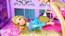 Frozen Elsa RAPUNZEL PREGNANT Baby MAGIC POWERS Flynn Married Tangled Elsas Friend Barbie