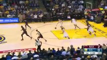 Stephen Curry Lobs It to Andrew Bogut | Heat vs Warriors | January 11, 2016 | NBA 2015-16 Season (720p Full HD) (FULL HD)