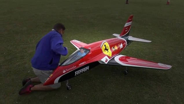 FAST RADIO CONTROL FLYING Scuderia Ferrari F Futura turbine JET Hobby And Fun
