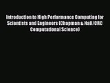 [PDF Download] Introduction to High Performance Computing for Scientists and Engineers (Chapman