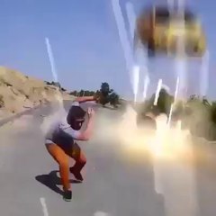 Bomb blast car Amazing