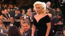 Leonardo Dicaprio Gives Lady Gaga the Stink Eye at Golden Globes