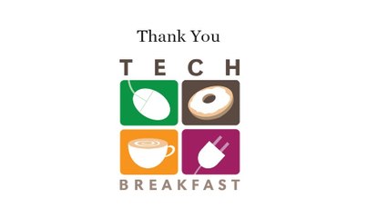 Columbia Techbreakfast Thank you video greeting from Inviter.com