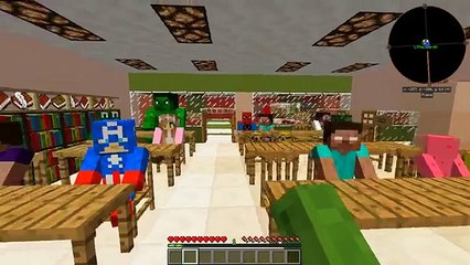 Minecraft School : EVIL KELLY TEAMS UP WITH VILLAINS!