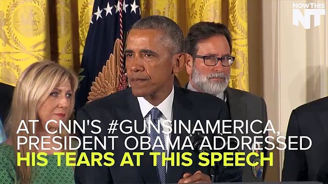 Obama says visiting Sandy Hook families was the only time he's ever seen Secret Service cry on duty #GunsInAmerica