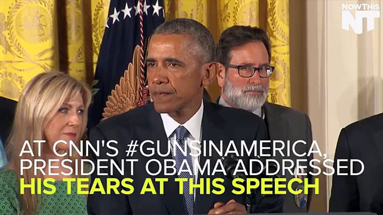 Obama says visiting Sandy Hook families was the only time he's ever seen Secret Service cry on duty #GunsInAmerica