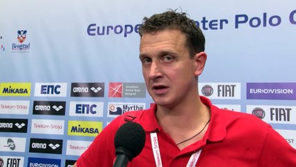 Interviews after Montenegro and Spain tied at 8:8 – Men Preliminary, Belgrade 2016 European Championships