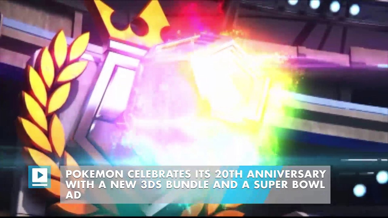 Pokemon celebrates its 20th anniversary with a New 3DS bundle and a Super Bowl ad