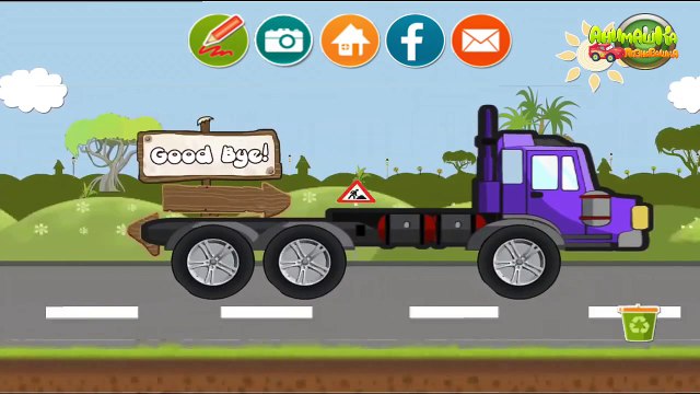 Машинки мультики. Рабочие машины Самосвал. Бетономешалка. Грузовики. Автовоз. Мультик раск