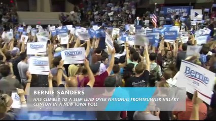 Télécharger la video: Bernie Sanders Takes Slim Lead Over Hillary Clinton in New Iowa Poll