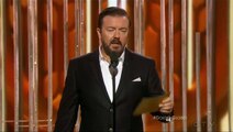 Ricky Gervais' Ben Affleck Joke | Golden Globes 2016