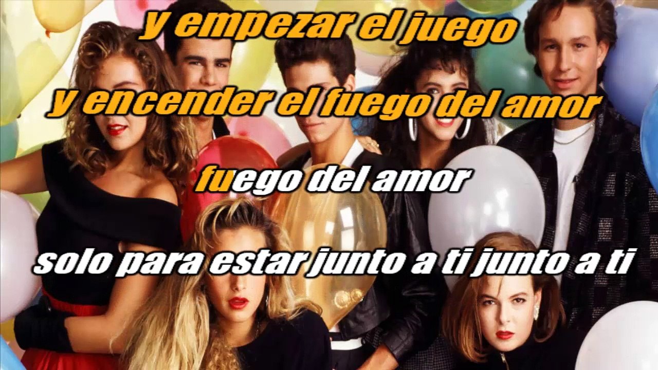 Timbiriche - Corro vuelo y me acelero - karaoke letra