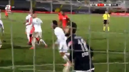 Goal Aurelien Chedjou - Karsiyaka 0 - 2 Galatasaray - 12-01-2016