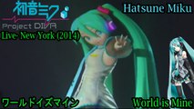 Hatsune Miku EXPO 2014 Concert- New York- Hatsune Miku- World is Mine (HD)