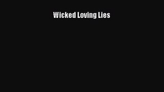 [PDF Download] Wicked Loving Lies [PDF] Online