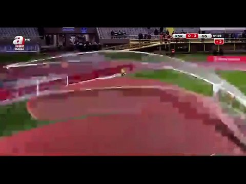 Necati Ates (pen.) Goal - Karsiyaka 1 - 3 Galatasaray 12.01.2016 HD