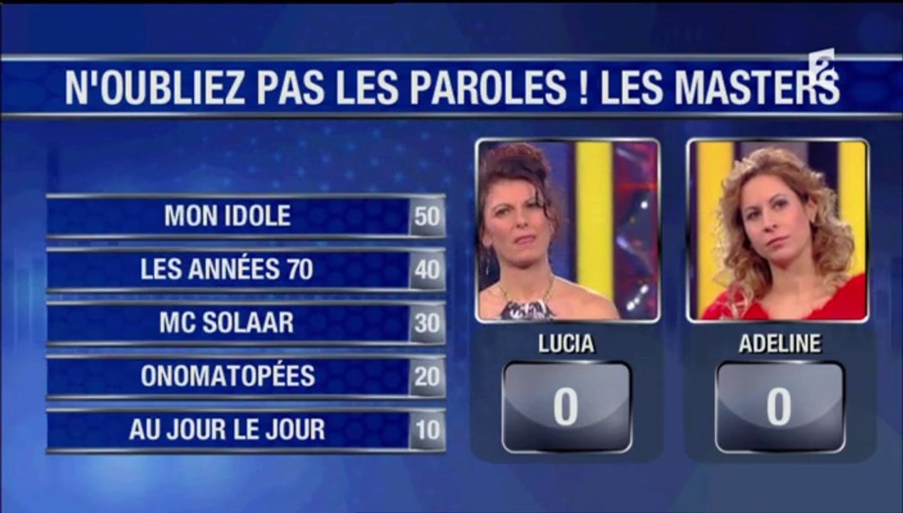 14 masters 2016 Lucia contre adeline match retour